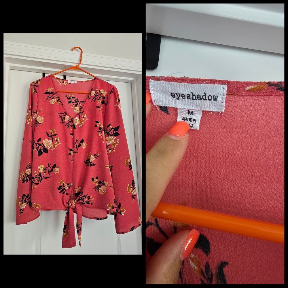 Eyeshadow Floral Pink Blouse